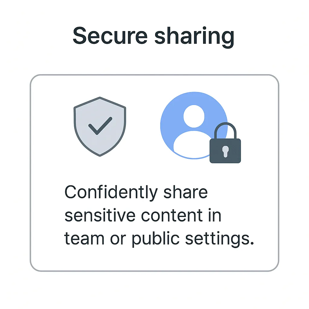 secure sharing